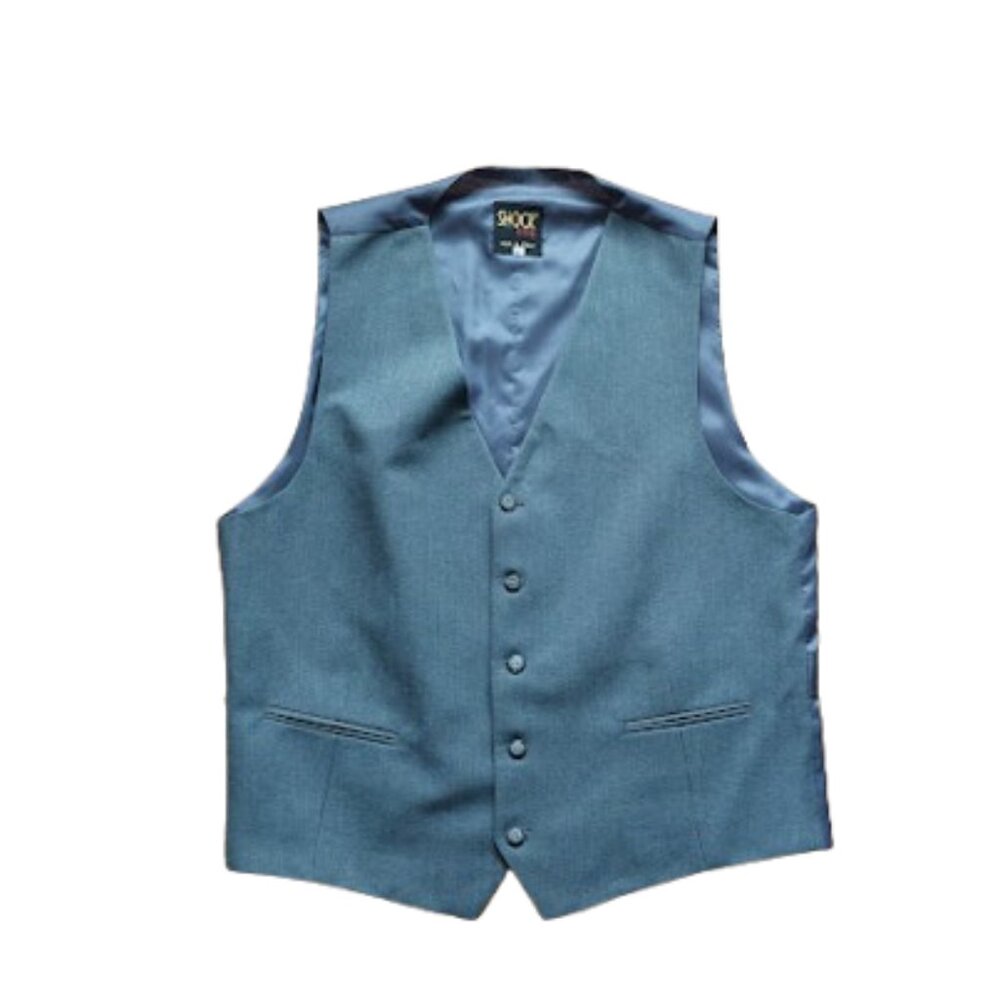 Gray Suit Vest Men Size 54 (Fits Large)